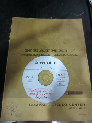 Heathkit Heath-Zenith Heath-Schlumberger AD-17 (AA-14) Original Handbücher au...