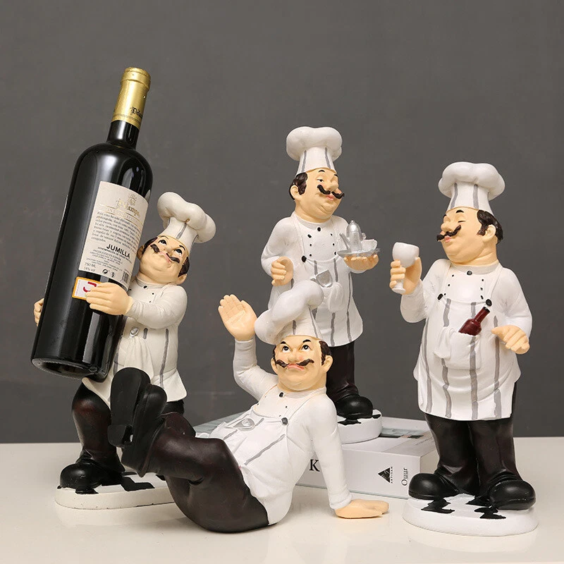 3D Chef Figurine Statue Cook 12x32cm Teapot Cook - image 3 of 3