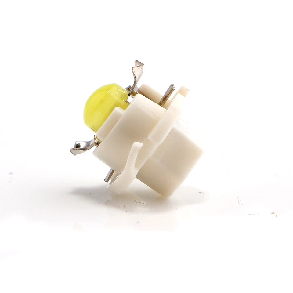 100Pcs T5 B8.4D COB 1-SMD LED Instrument Panel Lights Wedge Car Dashboard Bulb - Image 3 of 4