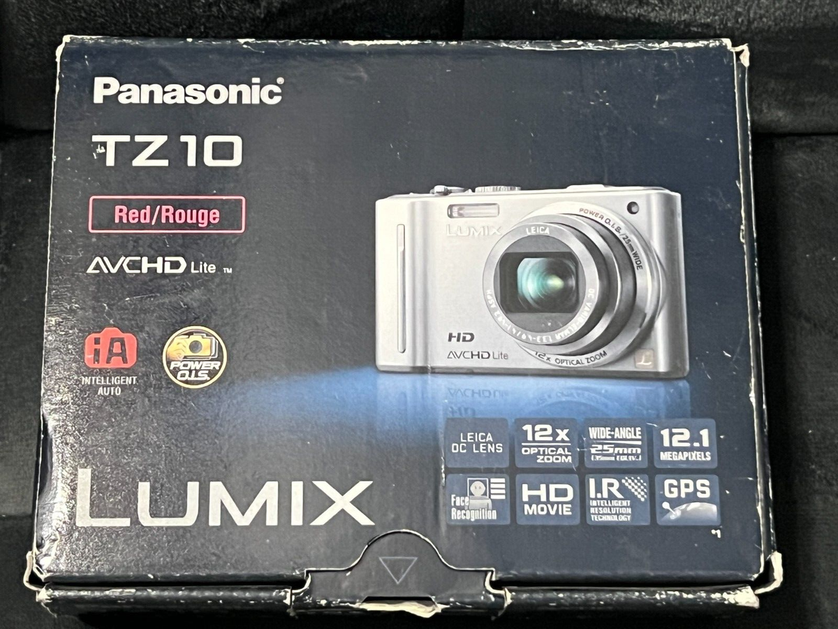 Panasonic LUMIX DMC-TZ10 12.1MP Digital Camera - RED Color | eBay