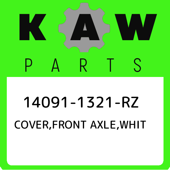 専用です⭐︎ 14091-1321-RZ Kawasaki Cover,front axle,whit 140911321RZ, New