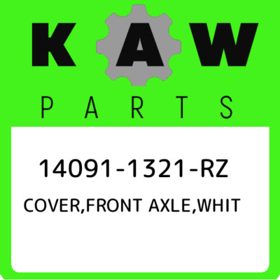 14091-1321-RZ Kawasaki Cover,front axle,whit 140911321RZ, New
