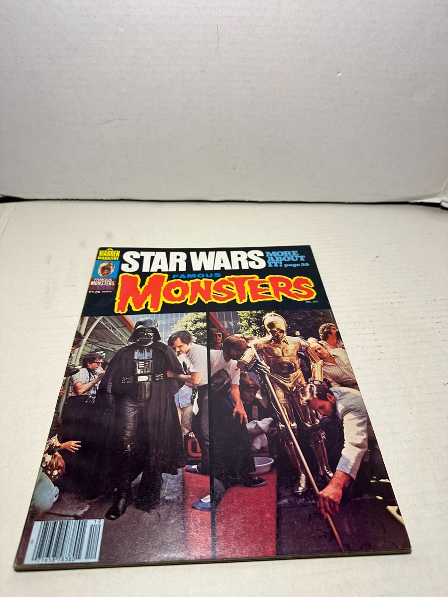 スターウォーズ　Famous Monsters of Filmland Famous Monsters of Filmland Warren Magazine #139 Star Wars Dec