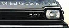 Honda Civic, Accord, & Prelude 1981 Dealer Brochure