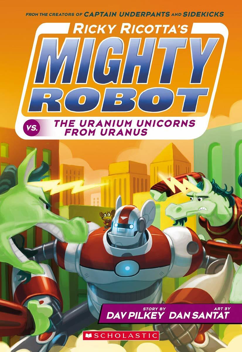 Ricky Ricotta's Mighty Robot 1-9 Books Collection Set By Dav