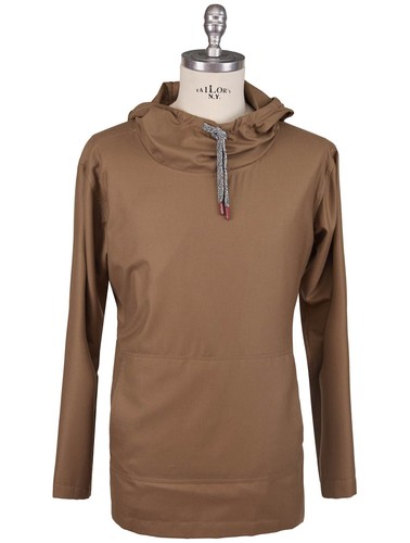 NUEVO SUÉTER KITON MARRÓN LANA VIRGEN EU 52 - US 42 - L TA24 - Imagen 4 de 6