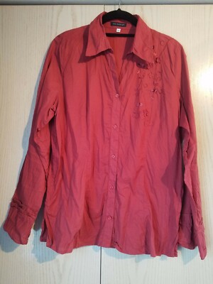 Damen Bluse - Größe 40 - Quickstep - Stickerei
