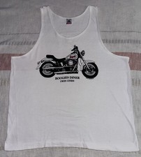 Boogies Diner Twin Cities Tank Top Vintage 90s Biker Motorcycle Made In USA XL