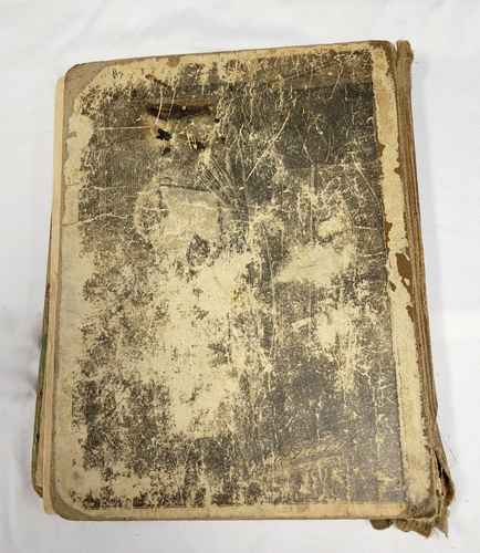 Old Childrens Book LITTLE BRIGHT EYES 1890 HC Illustrated Stories Poems Alphabet - Picture 7 of 7