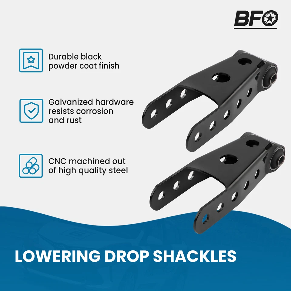 Kit abatible descendente de 5" para Dodge Ram 1500 Std y cabina y media 2x2 2002-2008 Foto 3 de 4