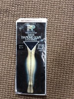 Vintage Pretty Polly Galaxy Diamond Seamed Stockings Sheer Navy Blue 3-7 Vintage Pretty Polly Galaxy Diamond Seamed Stockings Sheer Navy Blue 3-7