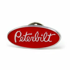 Peterbilt emblem lapel enamel hat pin kw kenworth mack metal