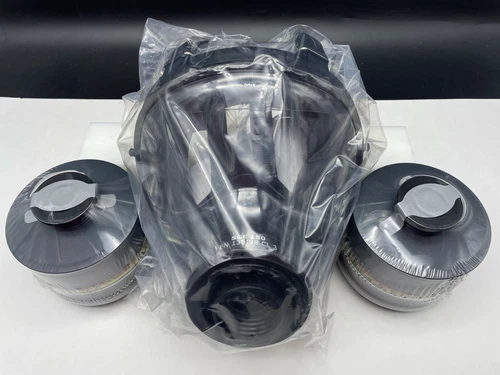 NATO 40mm SGE150 Gas Mask w/2x NBC/CBRN Filters JUST MADE IN 2025 exp 01/2028