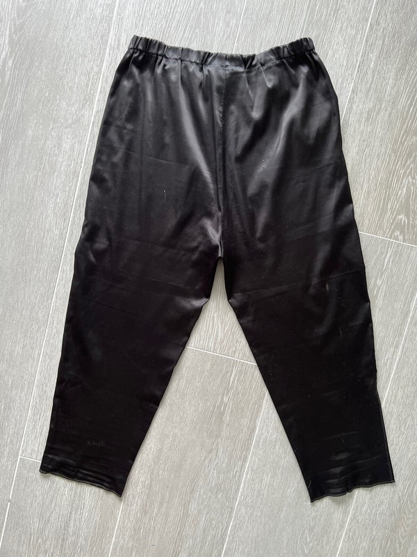 Jean Paul Gaultier Black Capri Pants Size S Y2K Vintage