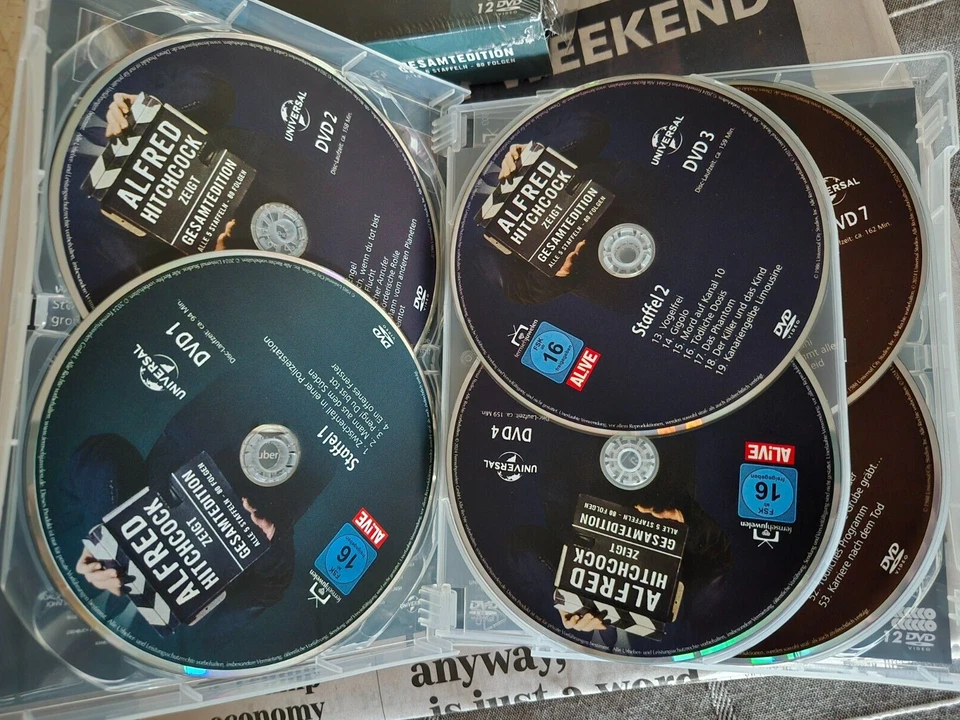 Alfred Hitchcock zeigt Presents 1985-89 Series DVD German audio only - Image 3 of 3