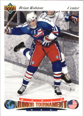 Brian Rolston - 1991-92 Upper Deck Czech World Juniors - Lake Superior State 