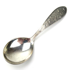 Karl Kaltenbach Kinderlöffel 800er Silber MEIN ERSTER LÖFFEL Frakturschrift