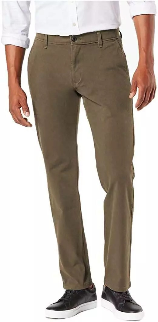 Pantalon Chino Homme Dockers Original Tapered - Coupe Fuselée - Léger - Lot De 1