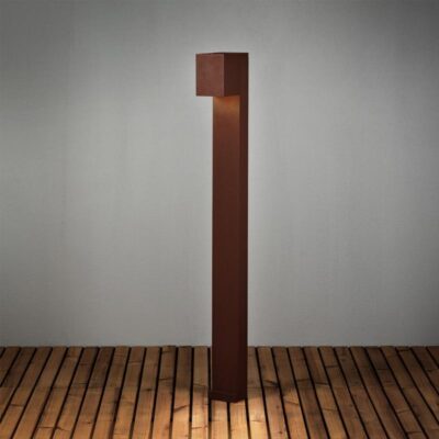Konstsmide Cremona LED Wegel. rost, 8W, einstellbarer Lichtaustritt