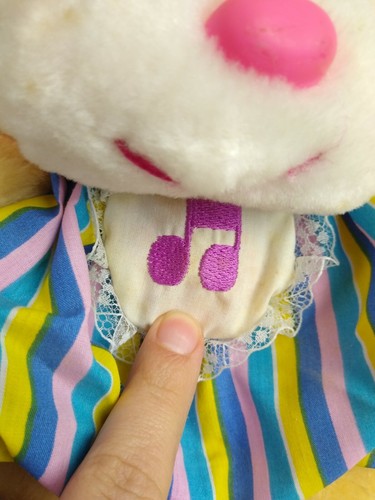 Vintage Rare Dan Dee Plush Musical Touch'n Play Sleepytime Bear 1985 Pajama Bear - Picture 3 of 6