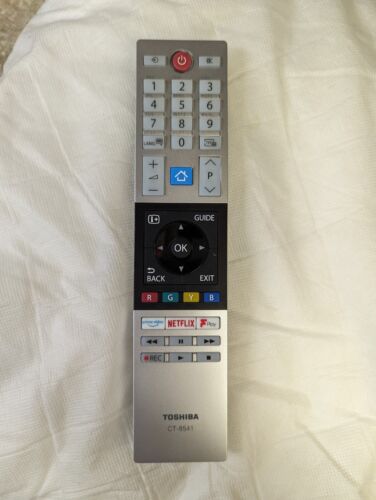 Genuine Toshiba CT-8541 CT8541 Remote Control for 2018-19 NETFLIX Smart LED TV's - Picture 1 of 2