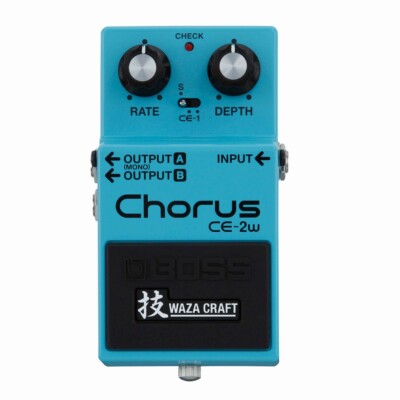 Boss CE-2w Waza Craft MIJ Analog Chorus Guitar Effects Pedal From Japan