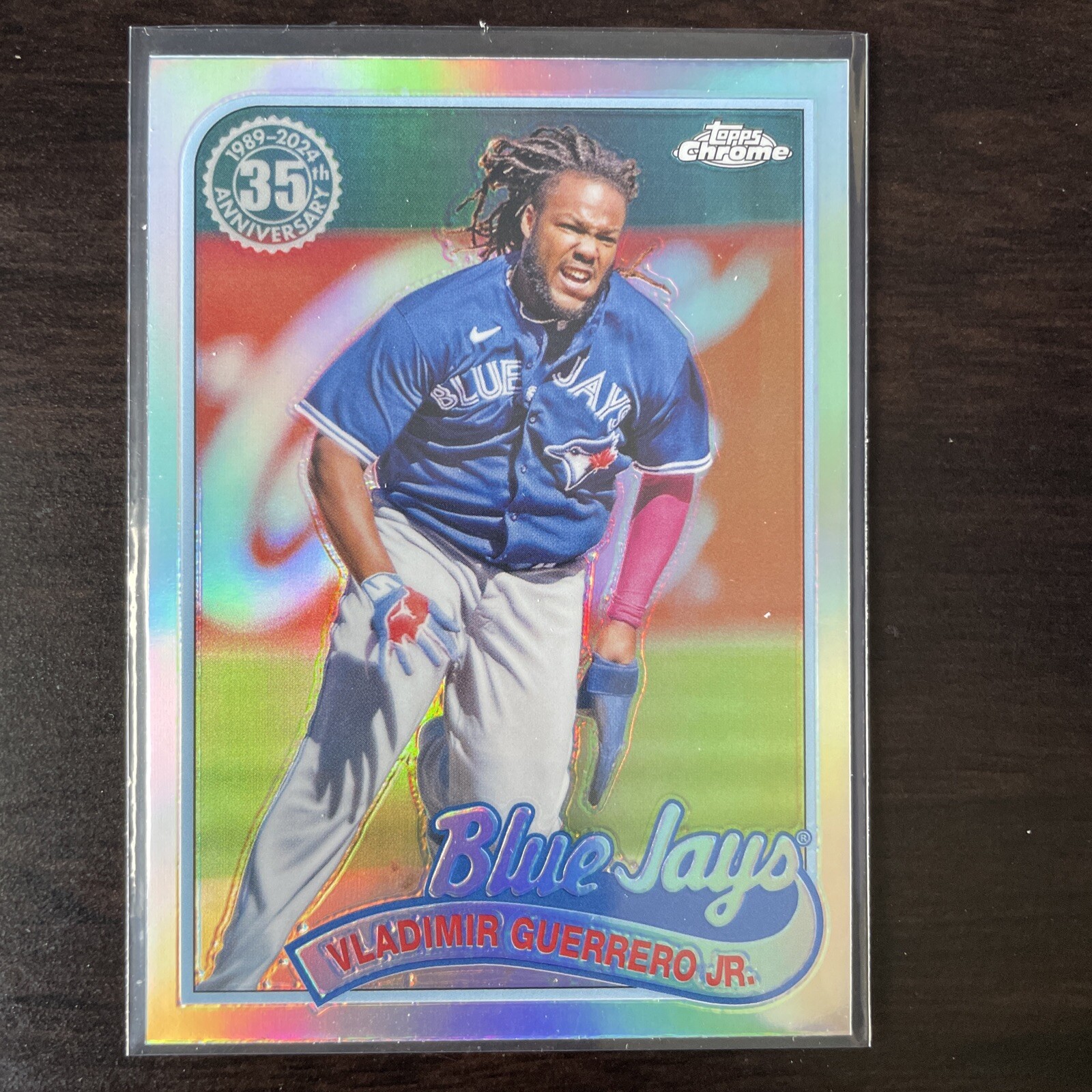 2024 Topps Chrome Vladimir Guerrero Jr 89CB-7 35th Anniversary Insert Blue Jays