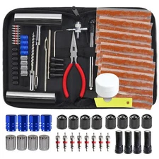 Tire Repair Kit, 68pcs Heavy Duty Tire Plug Kit, Universal Tire Repair Tools