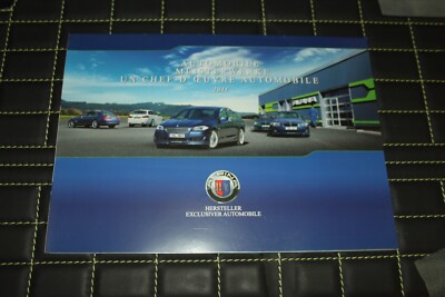 RARE Customer Brochure/Brochure BMW Alpina Geneva 2011 D5 Biturbo B6 B7 b3 GT3 etc