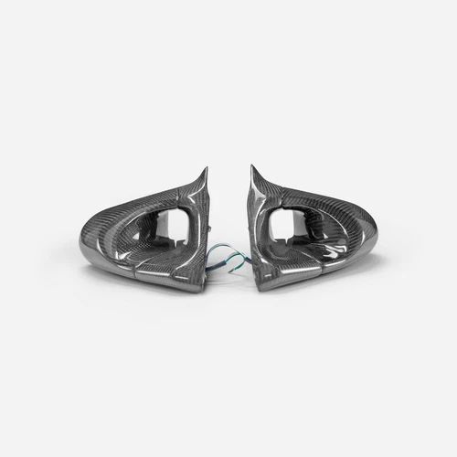 Carbon Fiber Aero Mirror Side Mirror Rearview 2 Pcs For Toyota JZX100 Cresta RHD - Imagen 3 de 10