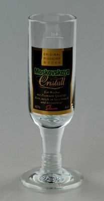 Moskovskaya Cristall Wodka Shotglas 2cl/4cl (059-1)