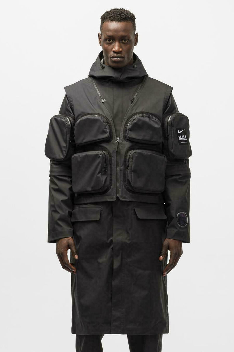 Nike x Undercover NikeLab 2-in-1 Parka Jacket -Black -Size Nike x Undercover NikeLab 2-in-1 Parka Jacket -Black -Size