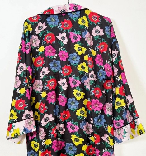 B By Baker Ted Baker Next Shirt Dress Floral Satin Flared Sleeve UK Size 12 New - Picture 10 of 12