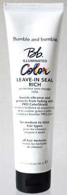 Bb BUMBLE & BUMBLE COLOR LEAVE IN SEAL RICH PROTECTS FR FADING 5.0 ALL TEXTURES