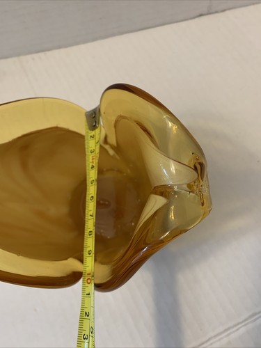 Murano Lavorazione Art Glass Candle Holder Vase Hand Blown Italy Original Label! - Picture 11 of 11