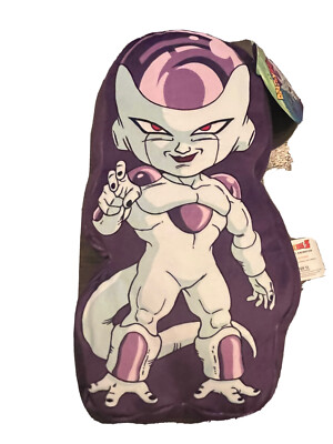 DRAGON BALL Z ANIMATION CHARACTER FRIEZA SHAPED PILLOW COLLECTOR PLUSH TOY  NWT