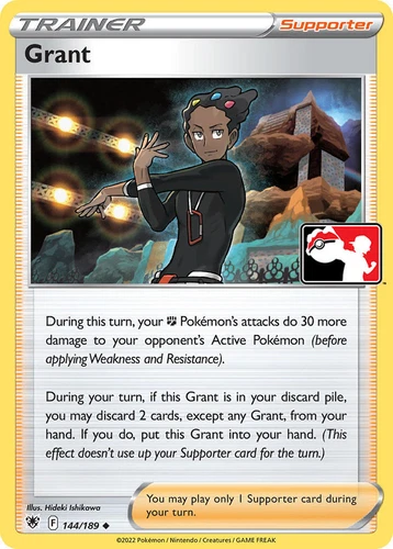 Grant 144/189 Prize Pack Series Cards