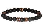Men's Emf Protection Bead Bracelet – Natural Gemstone Emf Blocker & Harmonizer