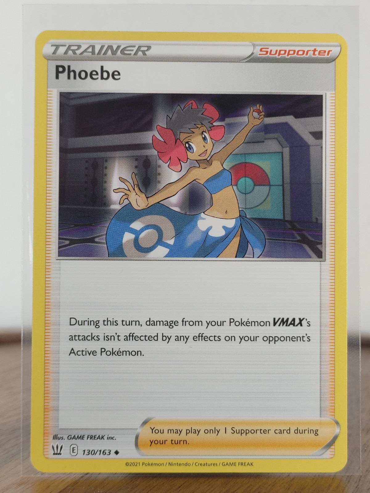 Phoebe - SS: Battle Styles #130 - POKEMON - NM - singles