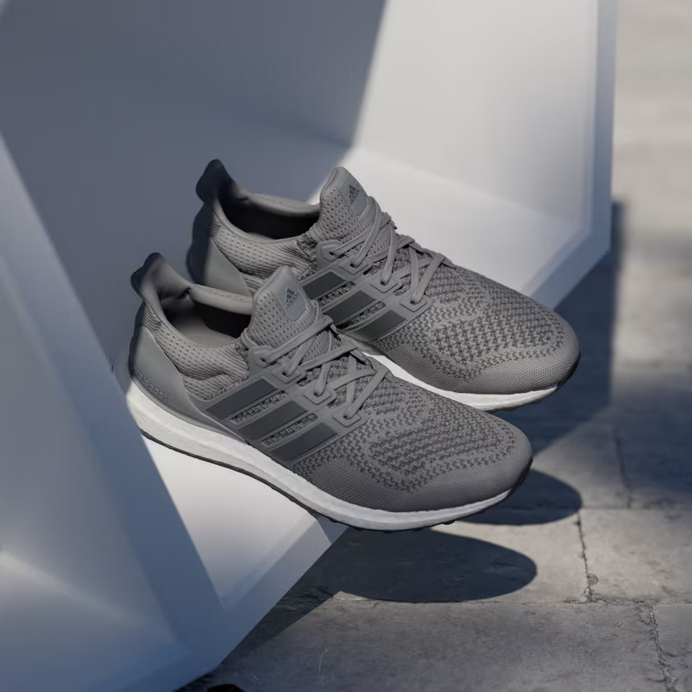 Adidas Ultraboost 1.0 Wolf Grey/White Running Shoes Mens  display picture 2