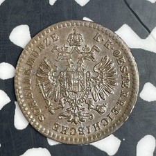 1885-A Austria 5/10 Kreuzer Lot#C9315 Nice!