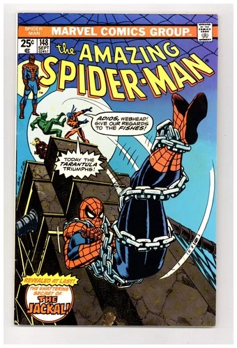 Amazing Spider-Man 148 (VF) Kane cover! Jackal! Tarantula! Clone Gwen 1975 i675