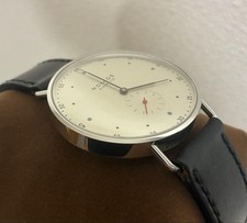 NOMOS Metro MT1A4W2 Watch Bauhaus Design Hand Wind Small Seconds 38.5mm Boxed 3