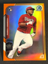 2015 Bowman Chrome ORANGE REFRACTOR ROOKIE Yasmany Tomas 01/25, an Ebay 1/1