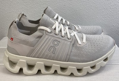 On Cloudswift 4 Women's SIze 8.5 Wolf/Sand Recycled Polyester Running Sneakers