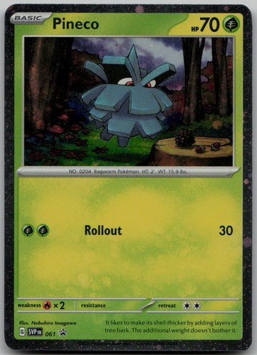 Pineco Holo 061 Promo SV: Scarlet & Violet Promo Cards LP Pokemon