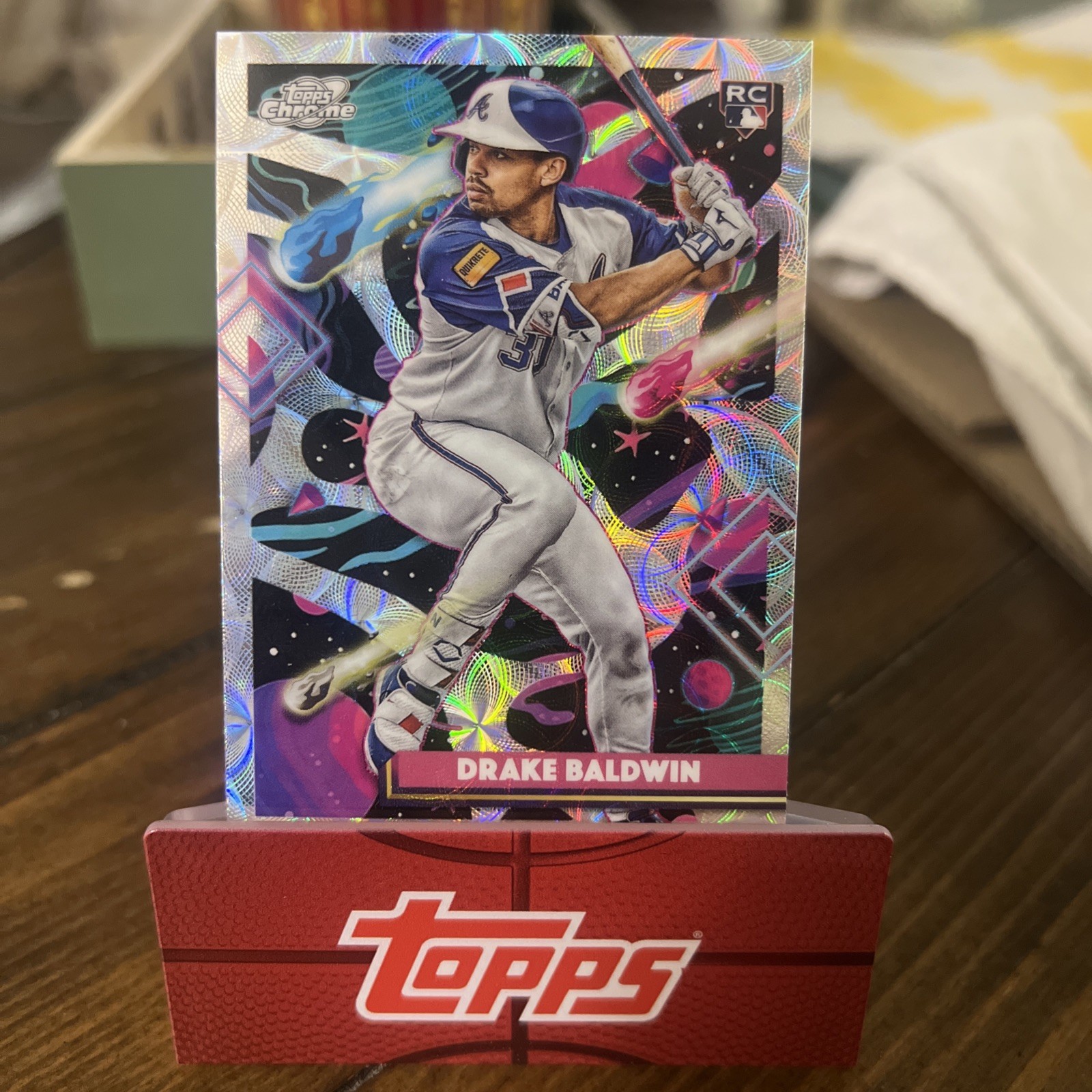 DRAKE BALDWIN RC - SP NUCLEUS REFRACTOR #96 - 2025 Topps Chrome COSMIC