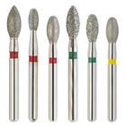 Dental Diamond Burs Football Bur FG Fine Coarse High Speed Friction Grip 368 379