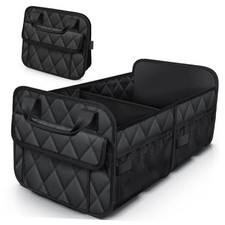 Trunk Organizer for SUV   Foldable  Portable Car 21.7" x 12.8" x 11.0" Black