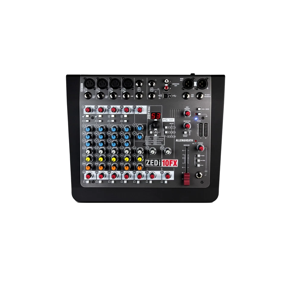 Allen & Heath ZEDi10FX 4 Mic/Line, 2 Stereo, 2 DI, FX - Analogmixer - Bild 2 von 4